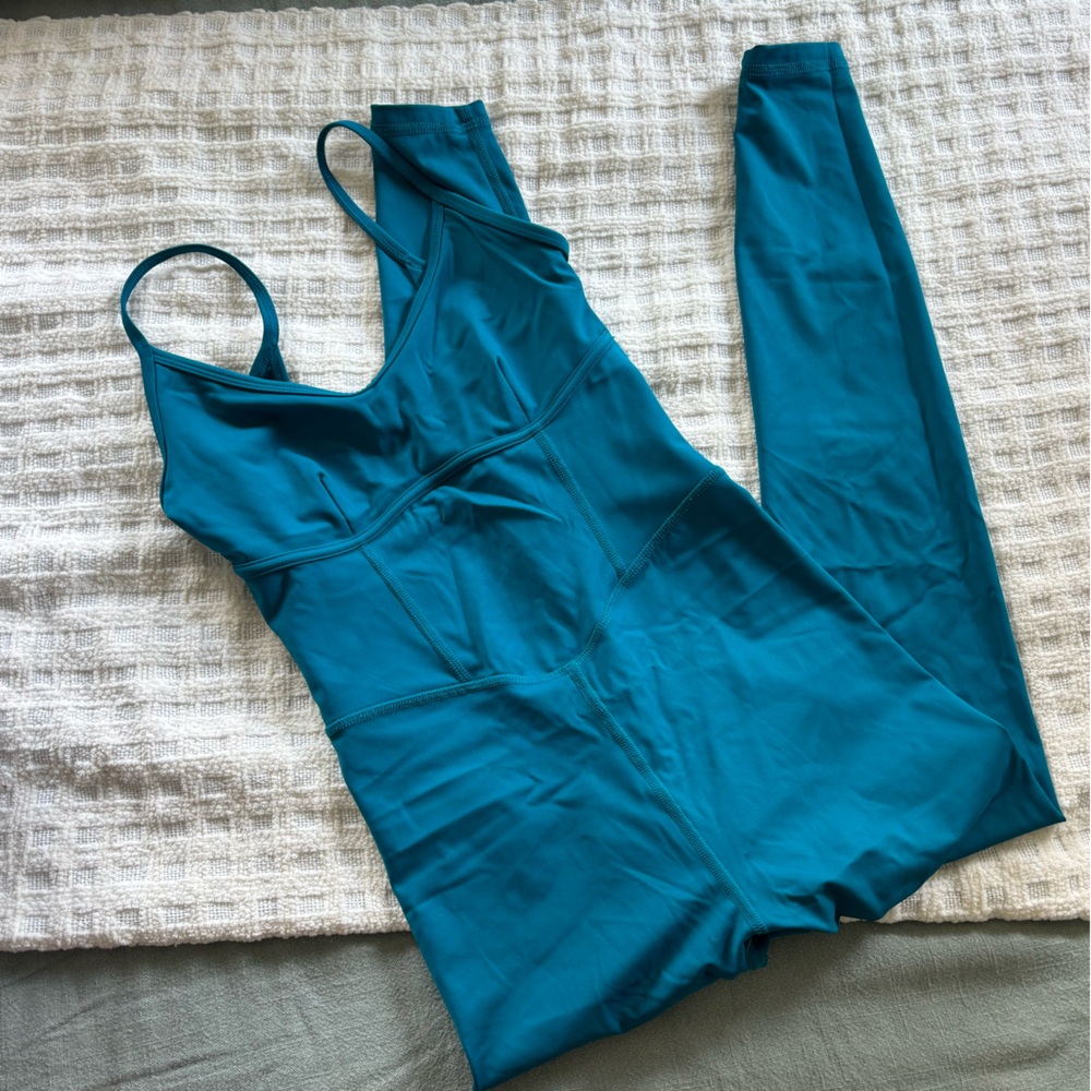 Teal Sleeveless Jumpsuit Joylab